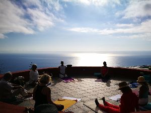 Yoga in lokaler Gruppe